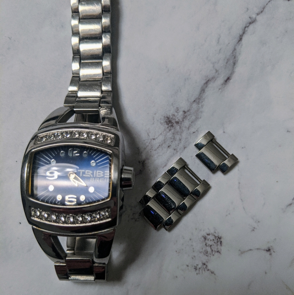 Tribe by brail watch in stainless steel
